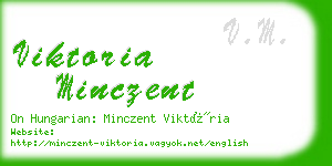 viktoria minczent business card